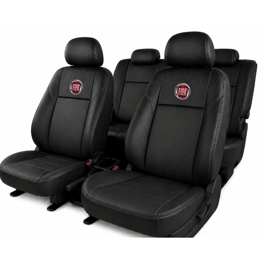 Capa Para Bancos Carro 100% Couro Modelos Fiat Uno Palio Punto 1996 a 2021
