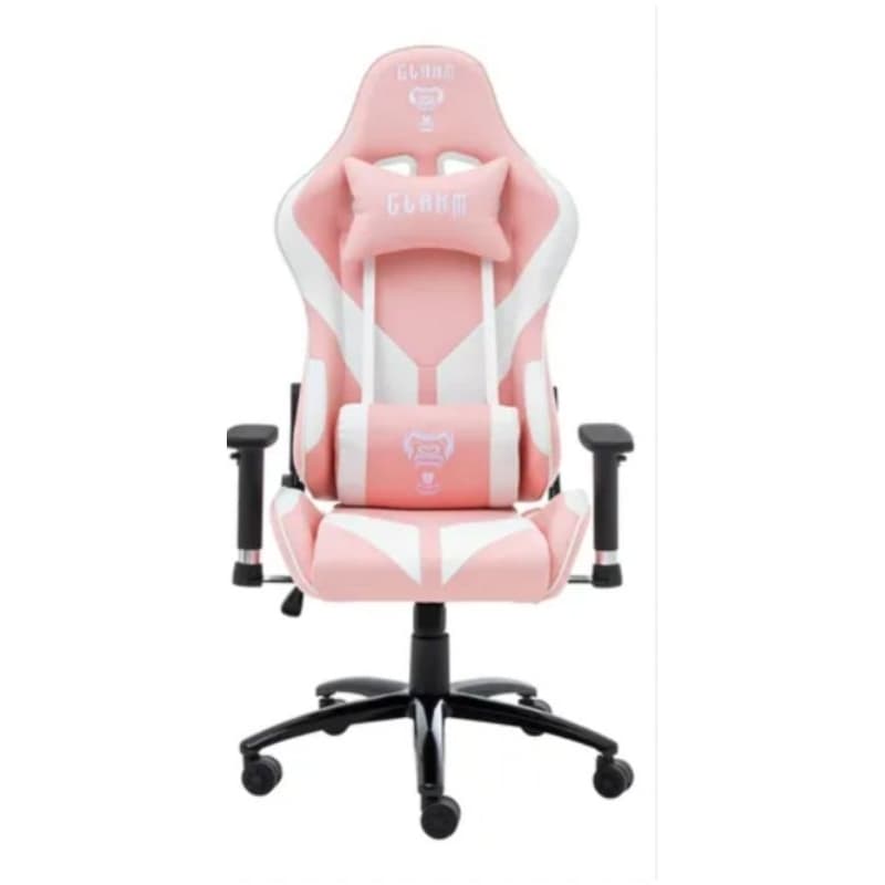 Cadeira Gamer Ergonômica Rosa - Suporte para Pés e Ajustes Personalizados