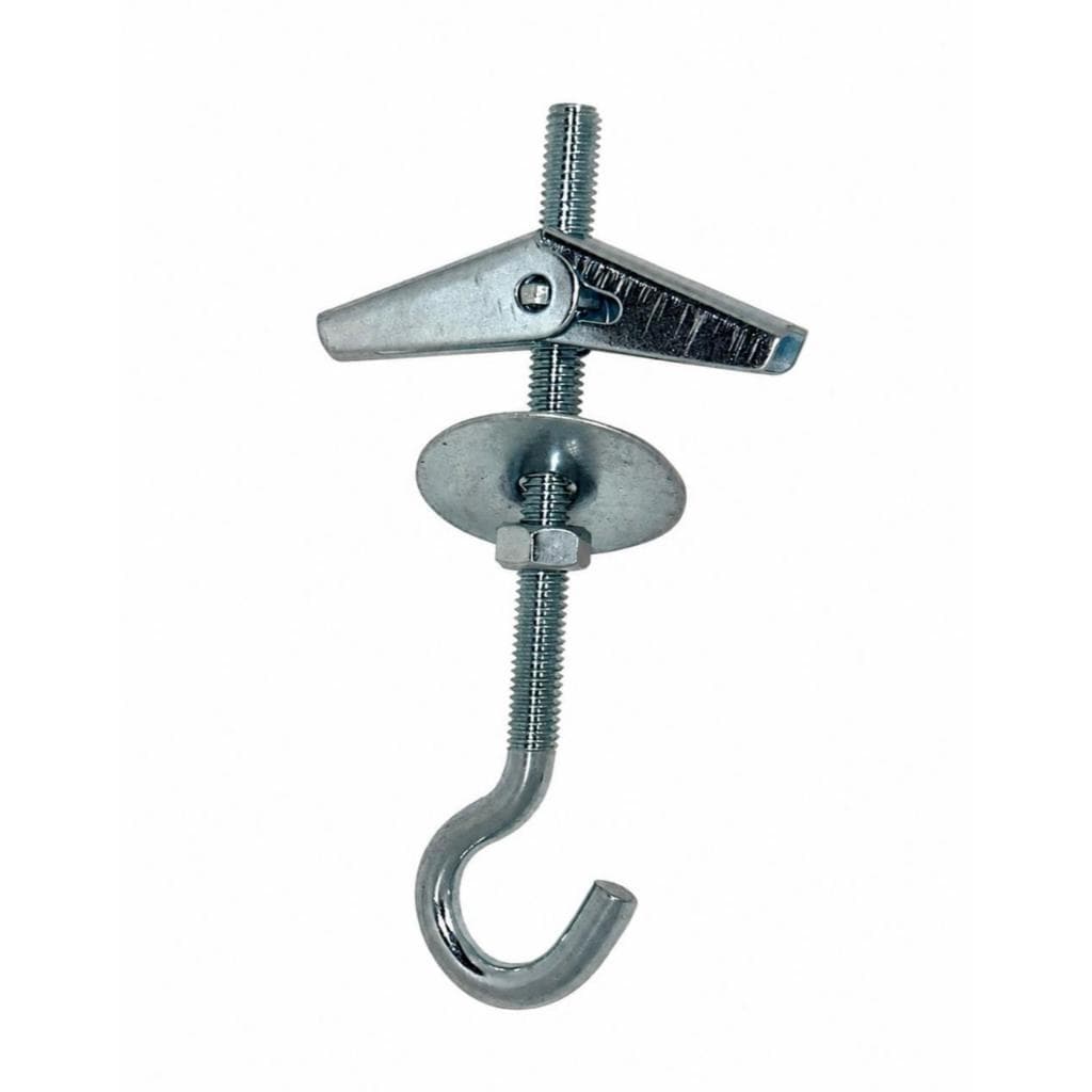 Kit Gancho Metal de Teto e parede - Gesso/Drywall/Forro de Madeira M6x70mm