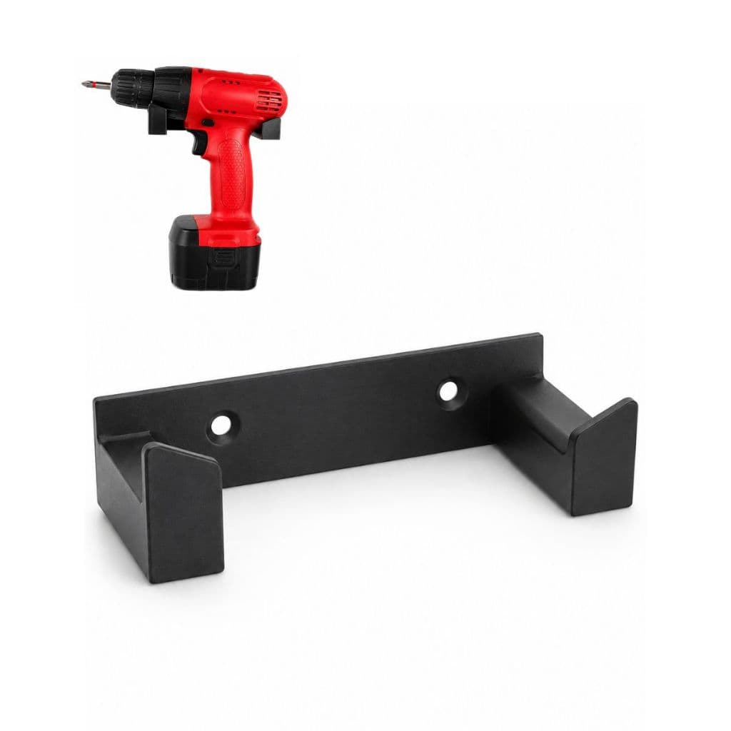 Suporte para Parafusadeira de Parede Porta Parafusadeira Organizador Plástico Resistente para Oficina Garagem Bancada