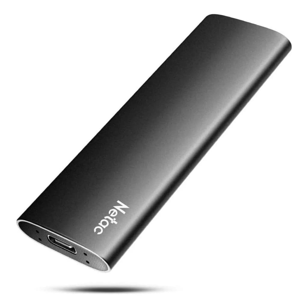 SSD Externo Netac 250GB USB 3.2 Gen Preto Z Slim (CAIXA ABERTA)