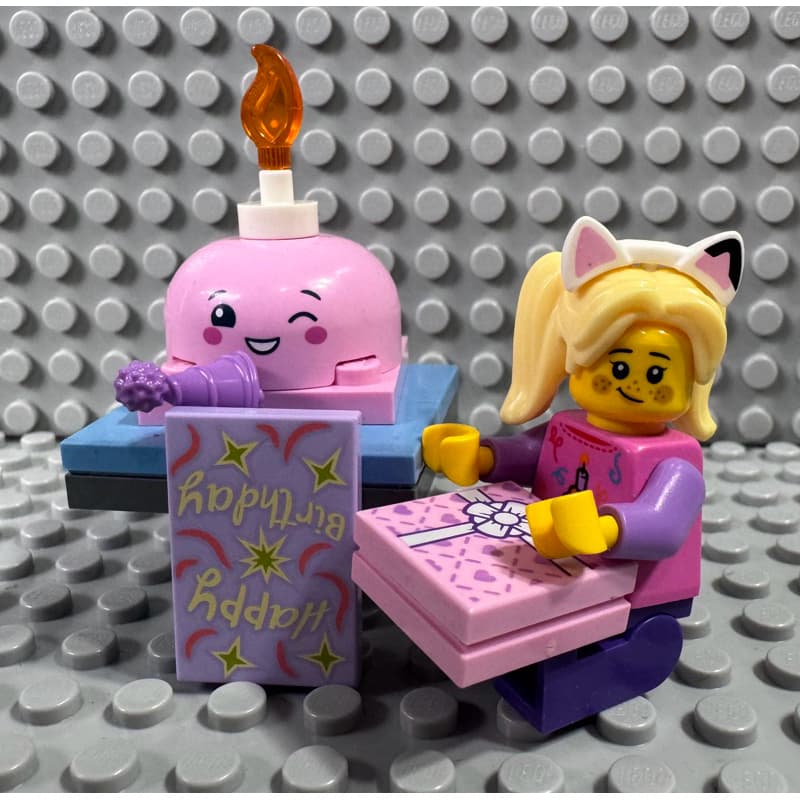 Lego City MOC Aniversário da menina 25 peças novas Lego original