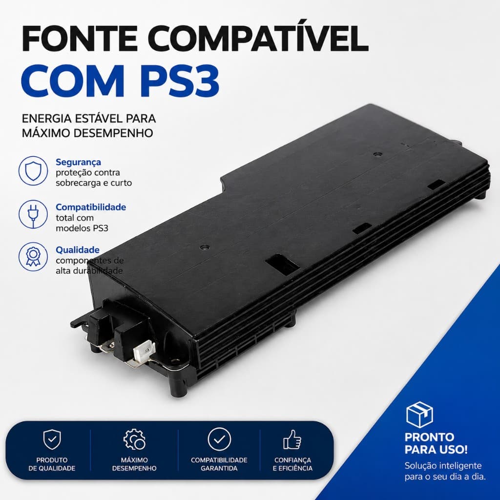 Fonte compativel com ps3 slim