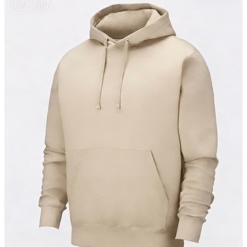 Casaco de Moletinho com Capuz e Bolso Moletom de Inverno Feminina e Masculino Blusa de Frio
