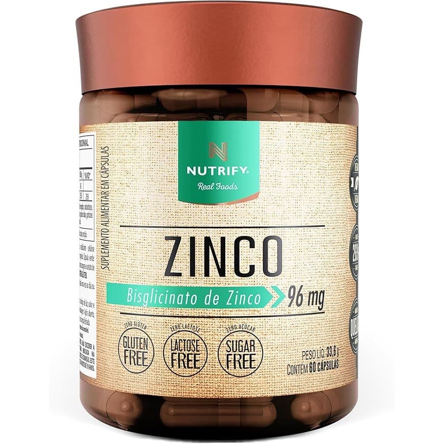 Vitamina de Zinco Nutrify 60 cápsulas