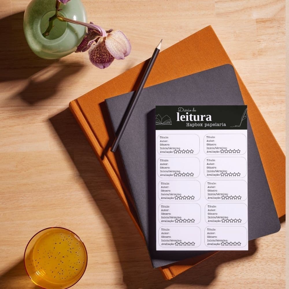 Kit com 2 Cartelas de Adesivos Diário de Leitura | 20 Adesivos para Organizar e Decorar seu Reading Journal