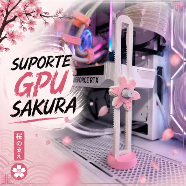 Suporte Para Placa de Vídeo GPU SAKURA