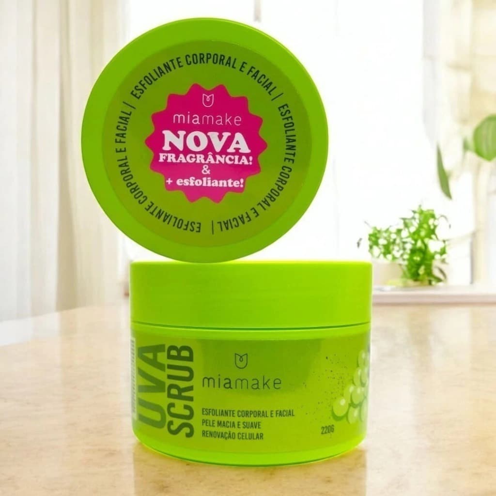 Esfoliante Corporal e Facial  Uva MiaMake– 100g