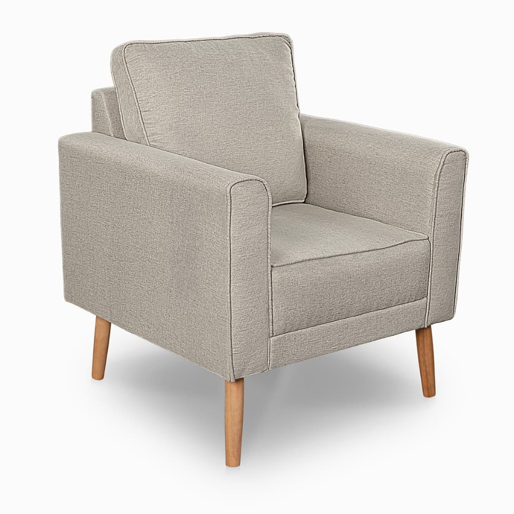 Poltrona Sofázinho Beny Linho Decorativo Reforçado Sala Quarto Recepção