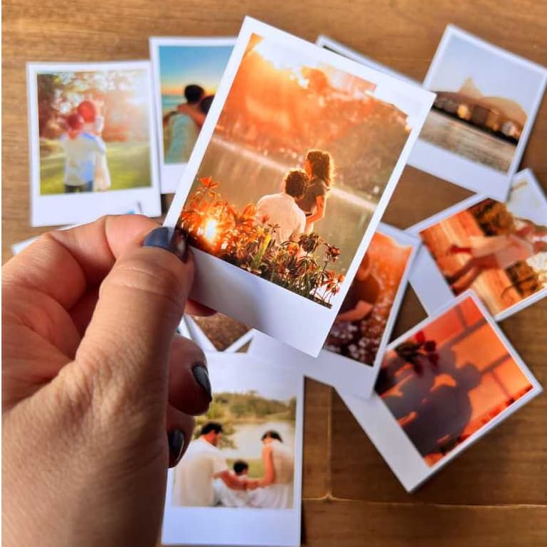 20 Mini Fotos 5x7 Revelação Personalizadas Mural Decoração Presente Namorados