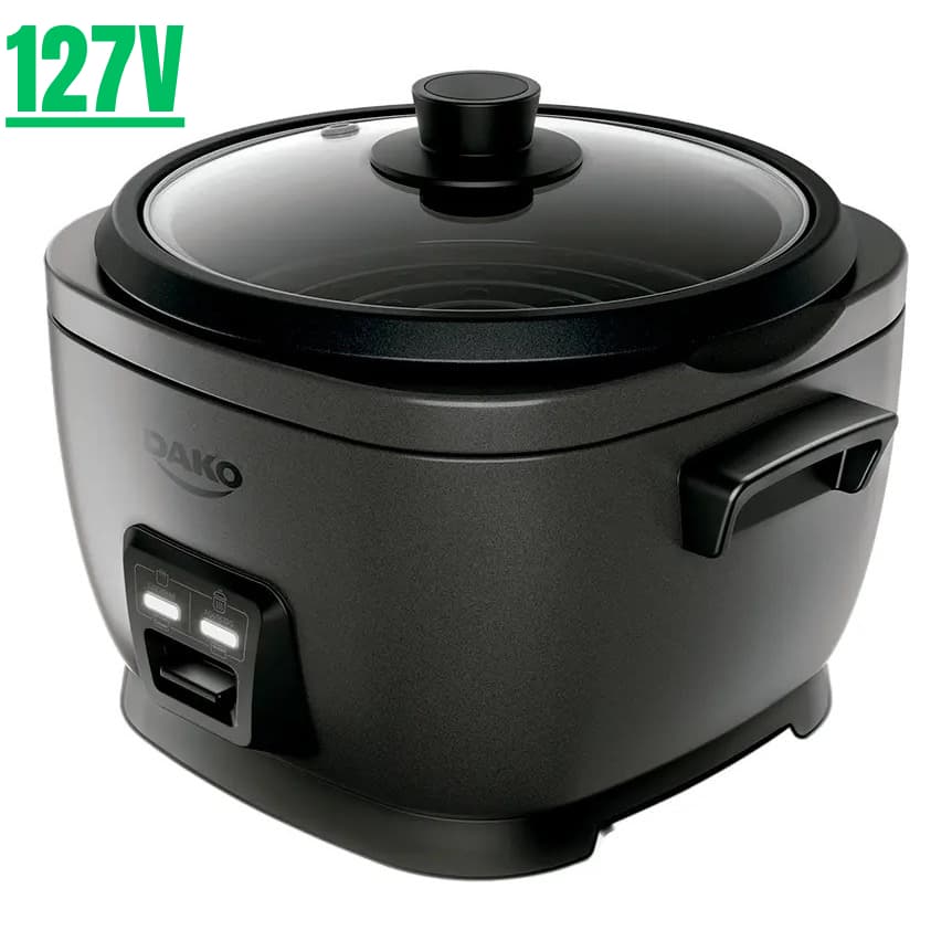 Panela De Arroz Elétrica Dako 700w Com 4 Litros 10 Xícaras Cinza 127V