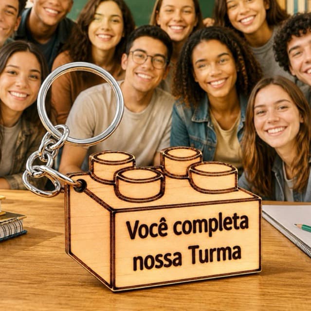 KIT Chaveiro Quebra Cabeça LEGO  MDF já vão todos montados, festa, lembrancinhas