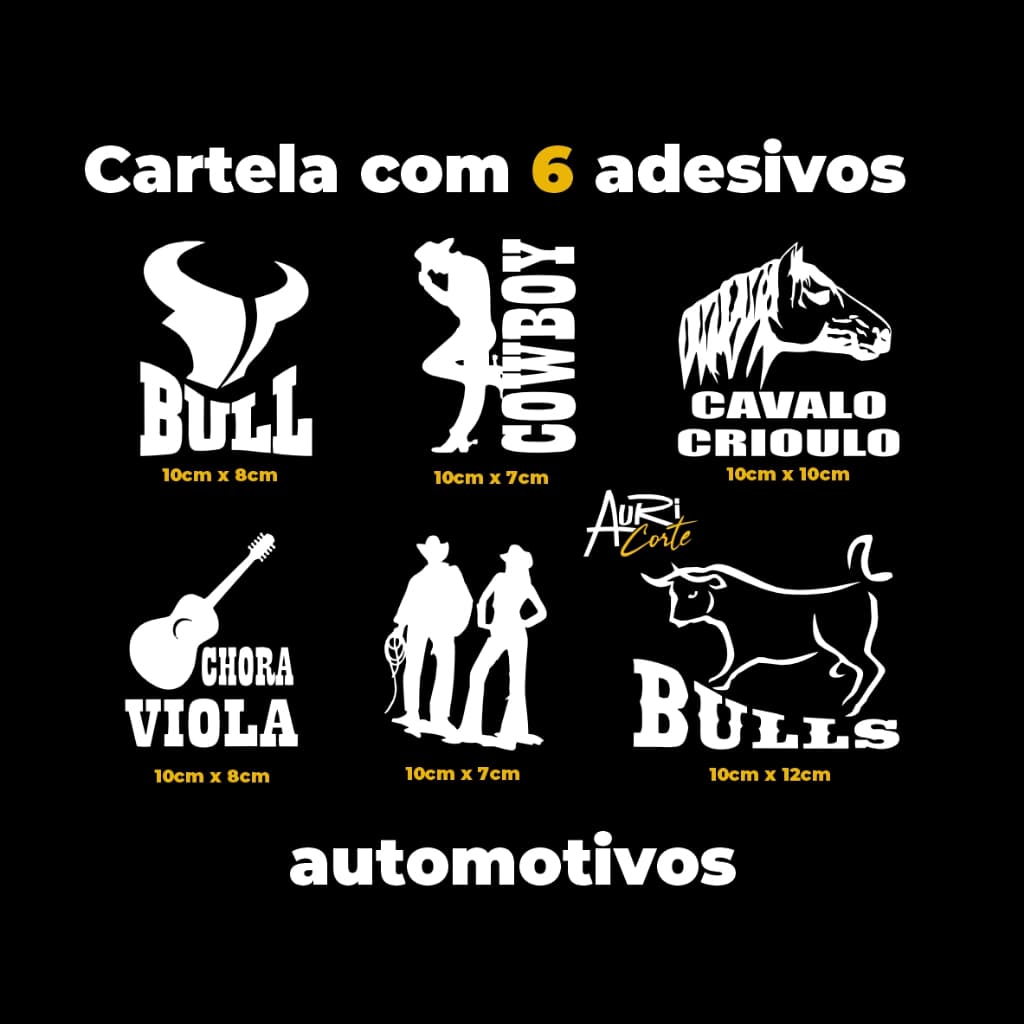 Cartela country para garrafa de tereré carro moto capacete! de alta durabilidade