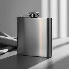 Cantil Inox  porta whisky 210ml