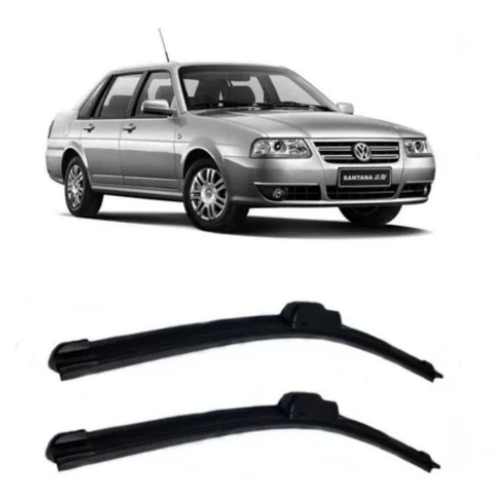 Par Palheta Limpador Parabrisa VW Santana G2 1998 a 2006 Dianteiro