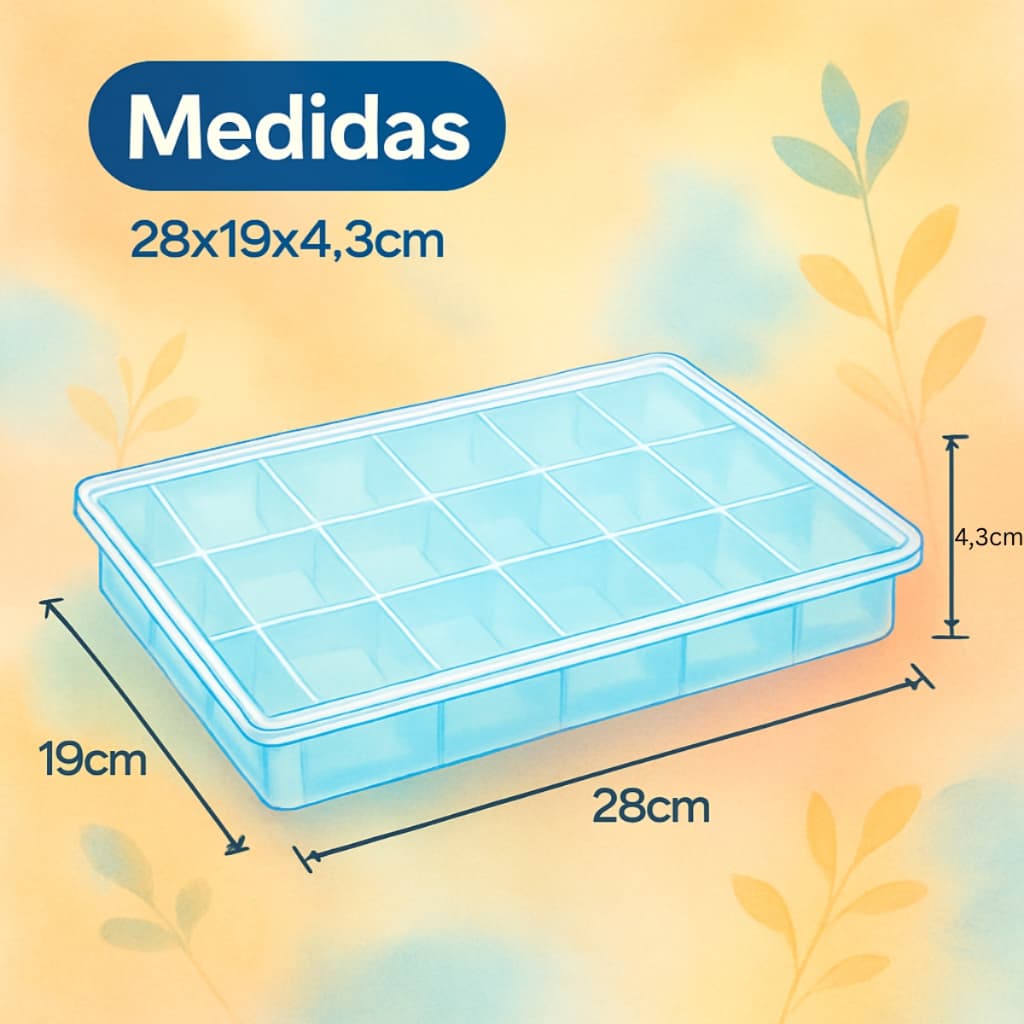 Caixa Box Organizadora Com 11 Divisórias E Tampa Plástico Plasmont Para Ferramentas Parafusos Prego