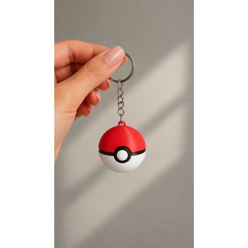 Chaveiros Pokebola 3D