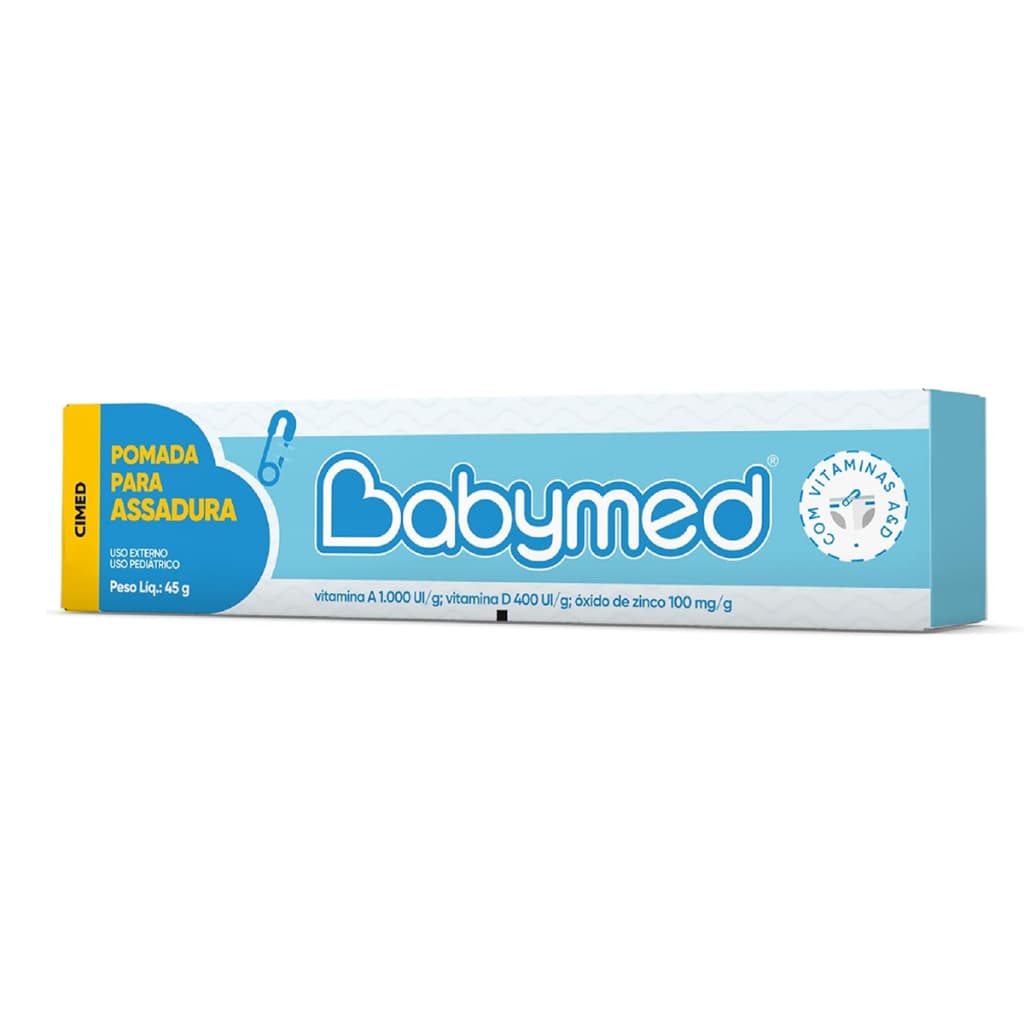 Pomada Para Assaduras Babymed Menino 45g