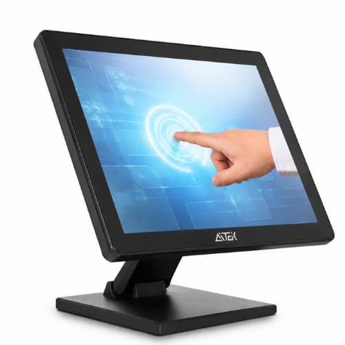 Monitor Touch 17" HDMI VGA USB 10 Toques LED Capacitivo PDV Windows Linux Automação Comercial