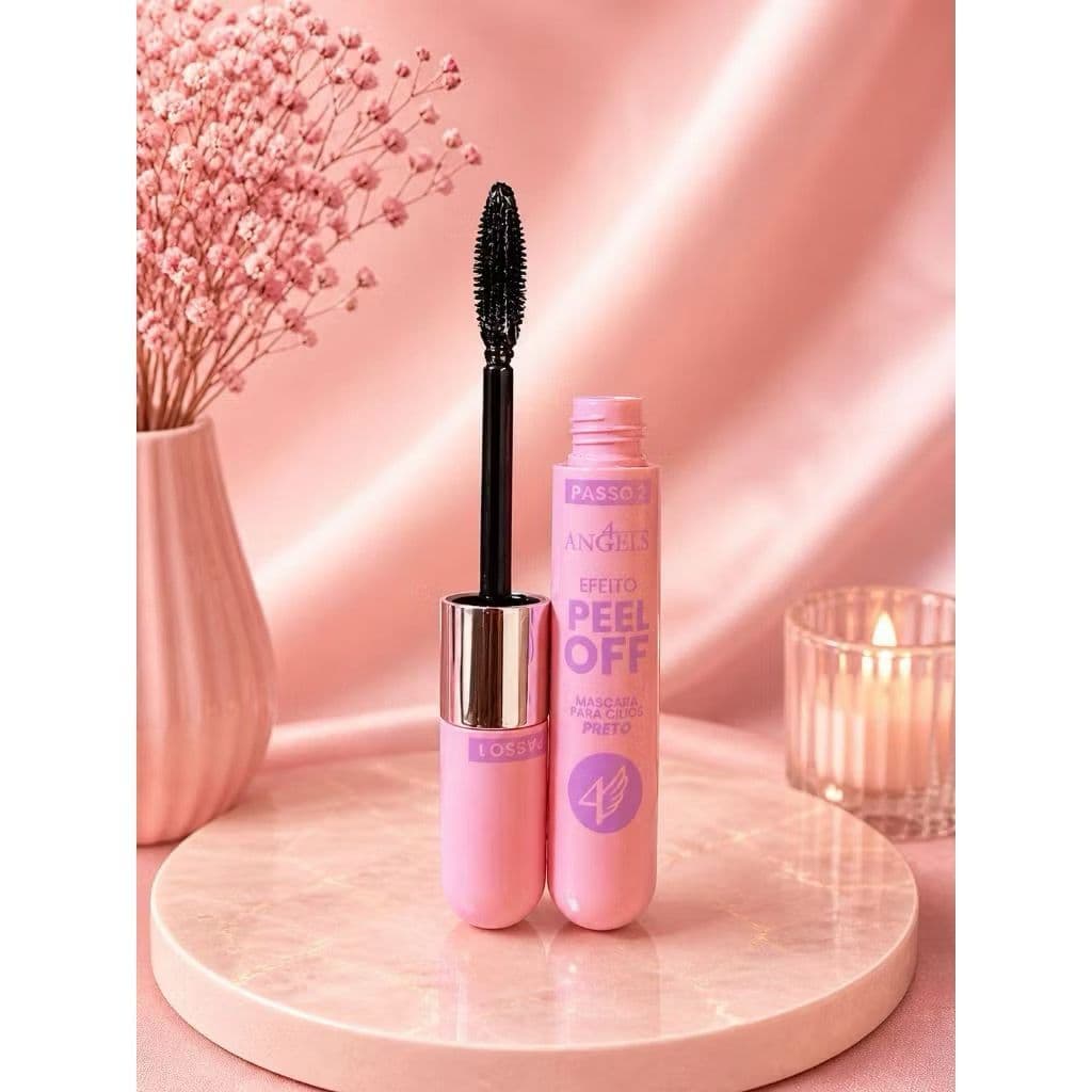 Máscara Para Cílios A Prova D’Água 2 em 1 4 Angels mascara preta