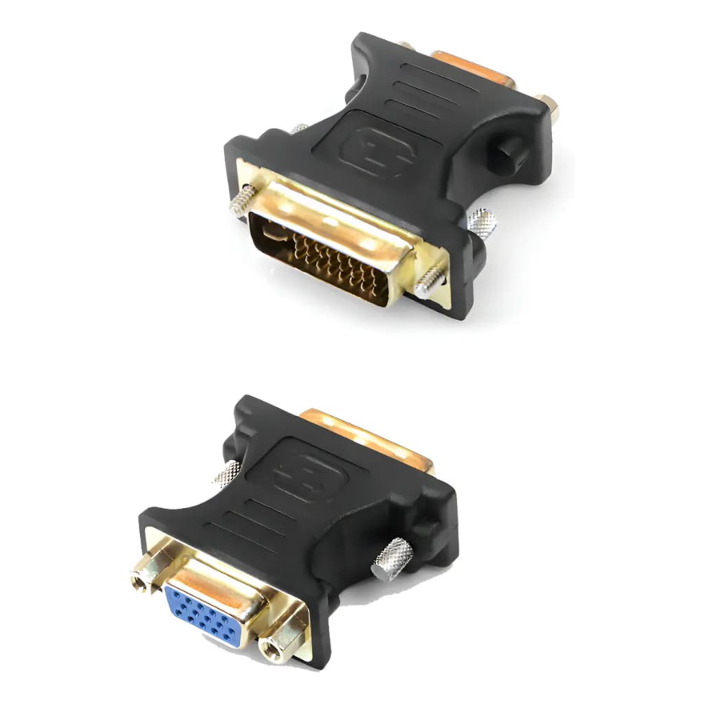 Adaptador DVI 24+1 Para VGA Conversor Full HD