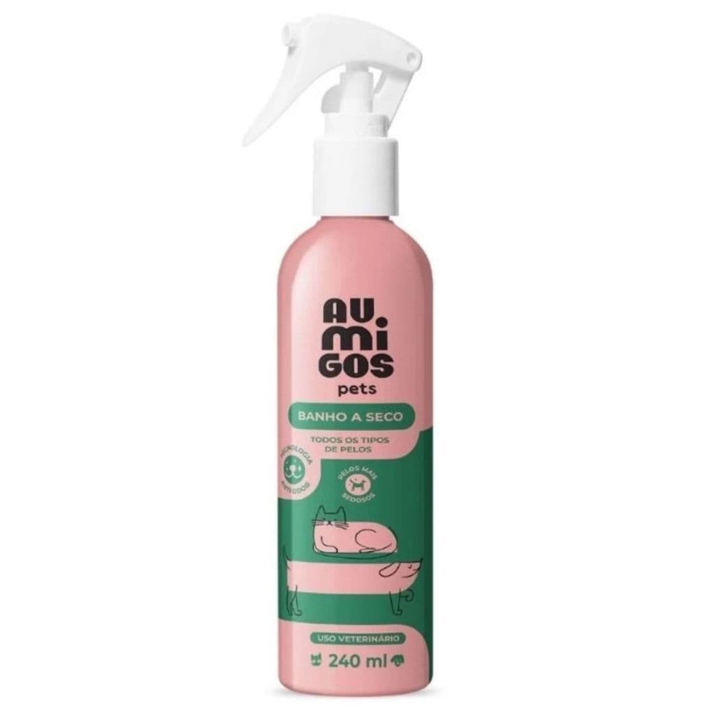 Banho A Seco Au.Migos Pets 240Ml