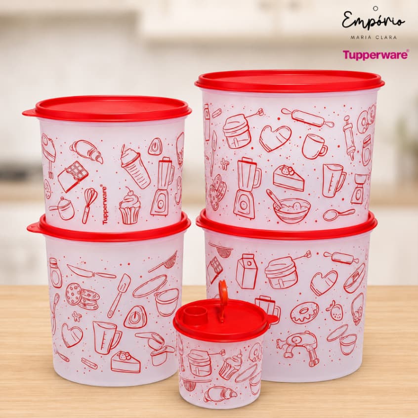 Tupperware Tupper Caixa Receitas Tamanho a Escolher