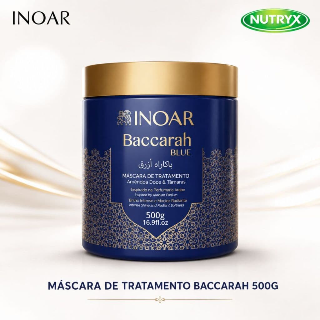 Máscara Hidratação Inoar Baccarah Blue500g