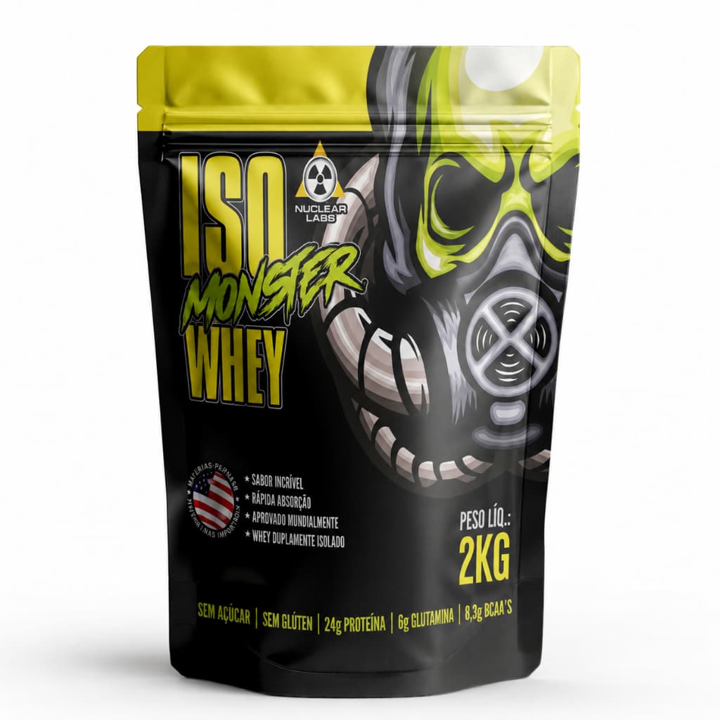 Iso Monster Whey Isolado Importado 4lbs (2 Kilos) Nuclear Labs Inc.