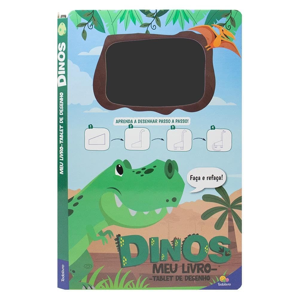 Livro - Meu Livro-tablet: Dinos