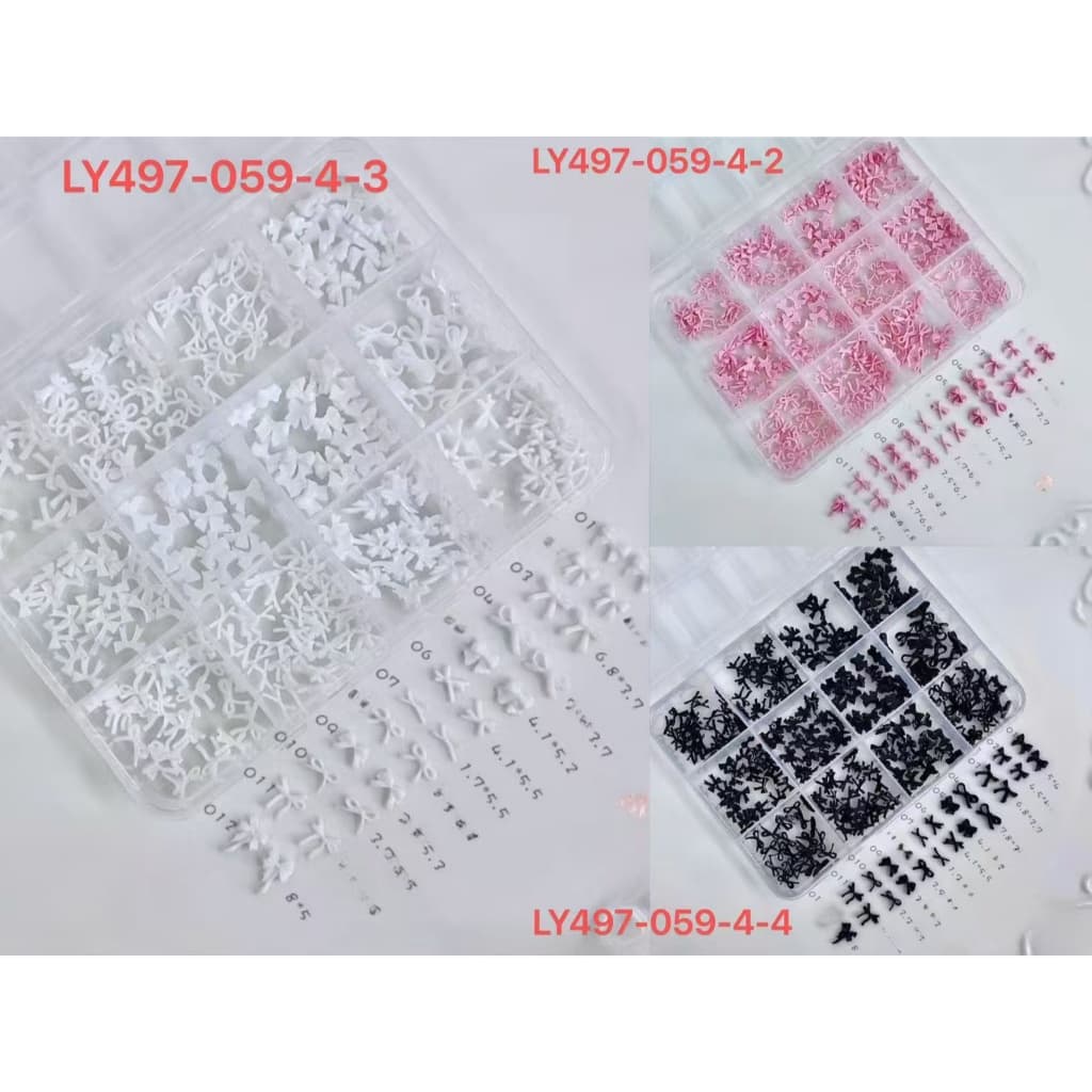 Arco Misto Branco Mini Nail Art Strass Unhas Decalques Design Charm Decoração Acessórios [Beleza]