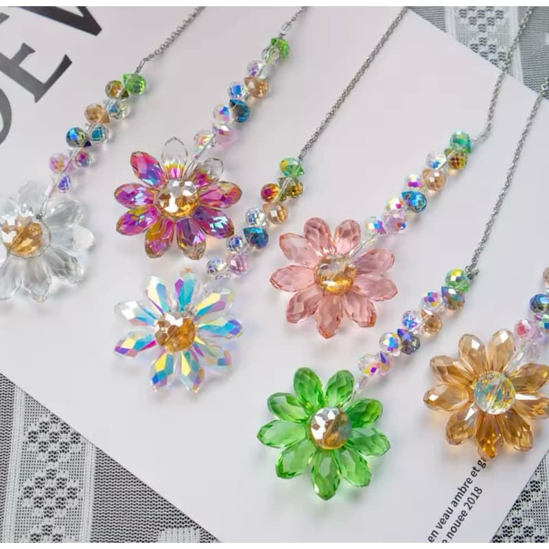 Apanhador De Sol Cristal Suncatcher 7 Chakras Filtro Energia Feng Shui Móbile