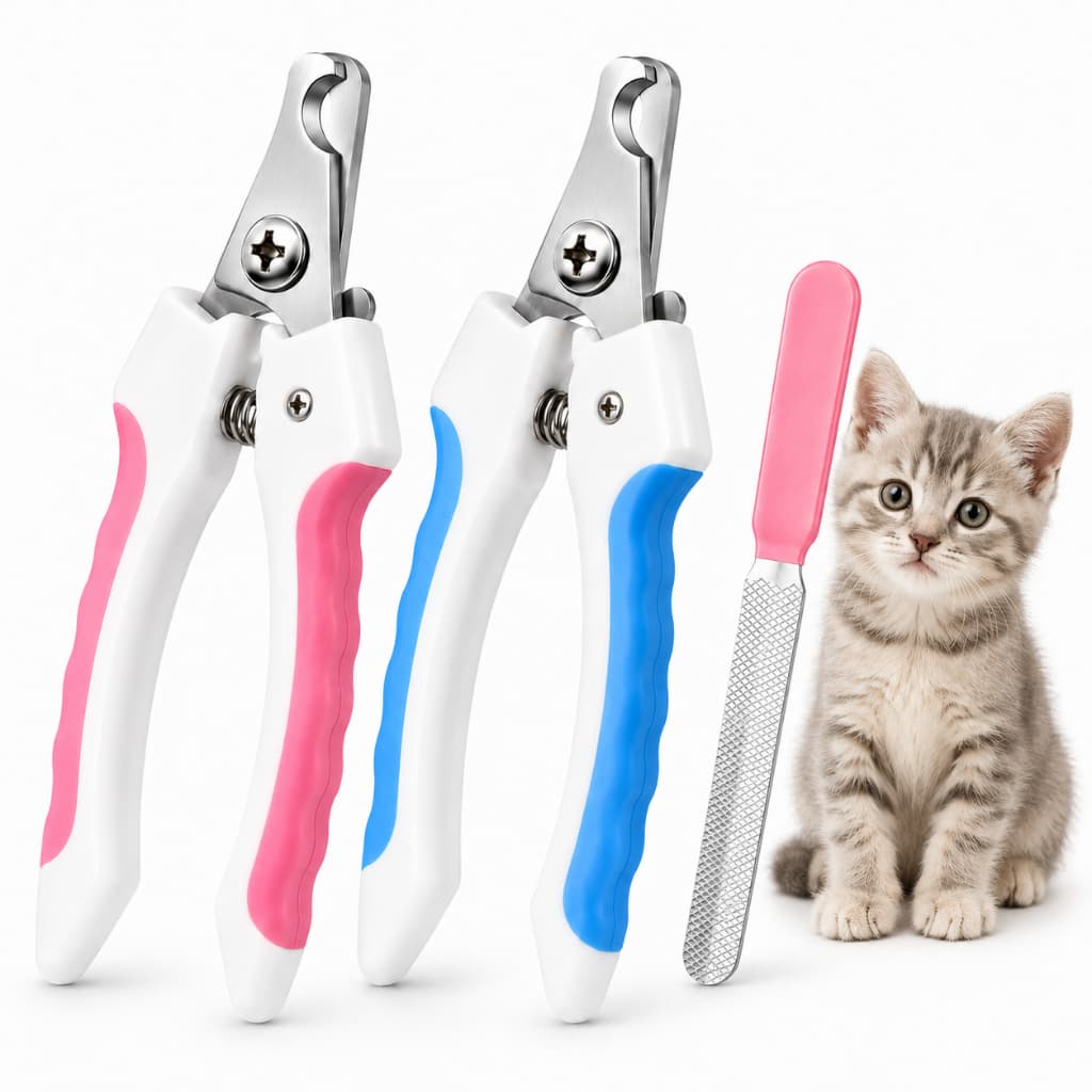 Cortador de Unhas Pet Alicate + Lixa Cachorro Gato Profissional Tamanho M ou G Resistente