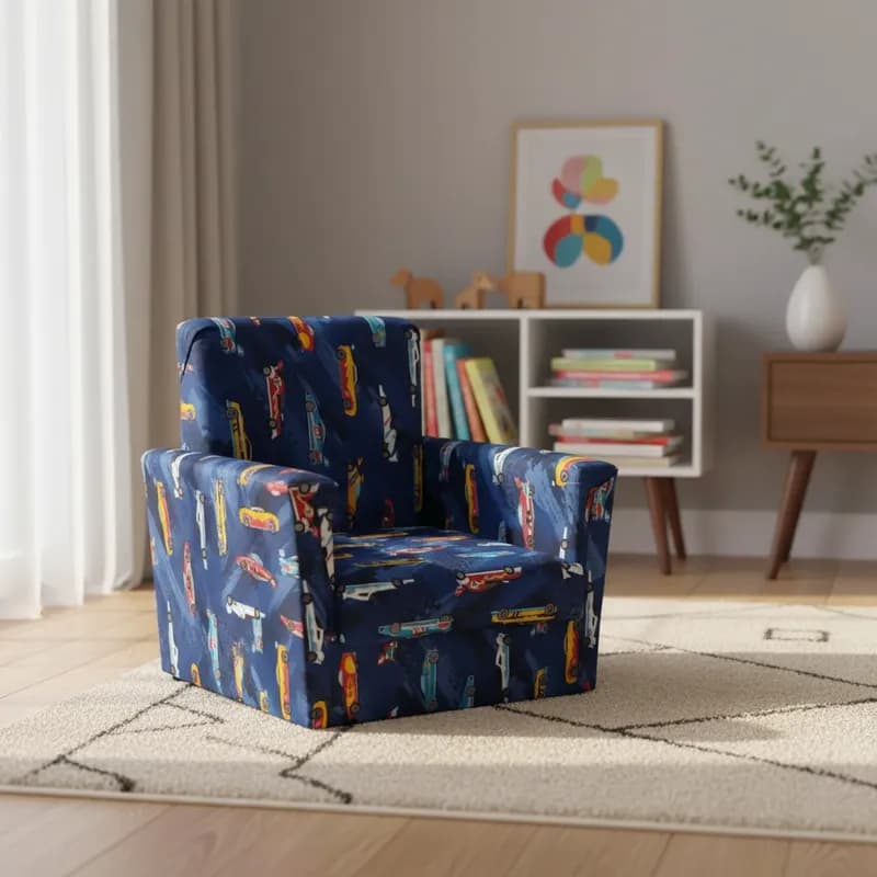 Mini Sofá Infantil Poltrona Criança 1 A 5 Anos Estampado