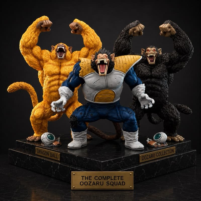 Action Figure Oozaru Gorila Gigante Dourado Sayajin 16Cm Dragon Ball Z Banpresto