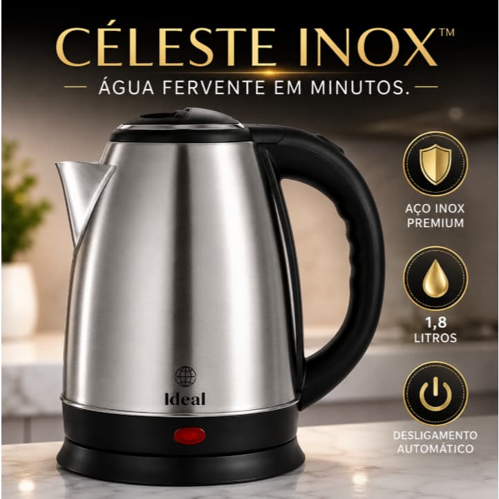 Céleste Inox™ — A Revolução Inteligente para Água Quente em Minutos