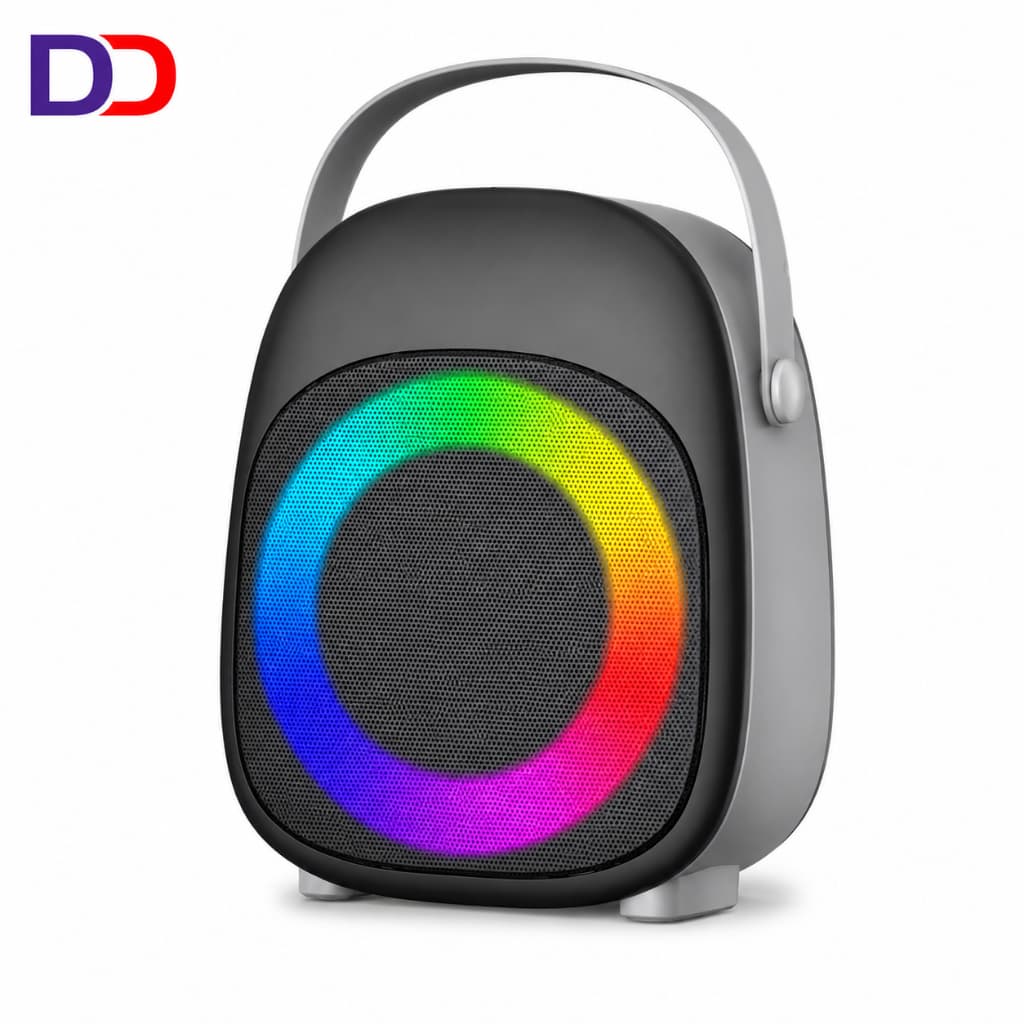 Caixa de som Mala SM-777 Bluetooth Potente Led RGB Boost Bass Graves Potentes