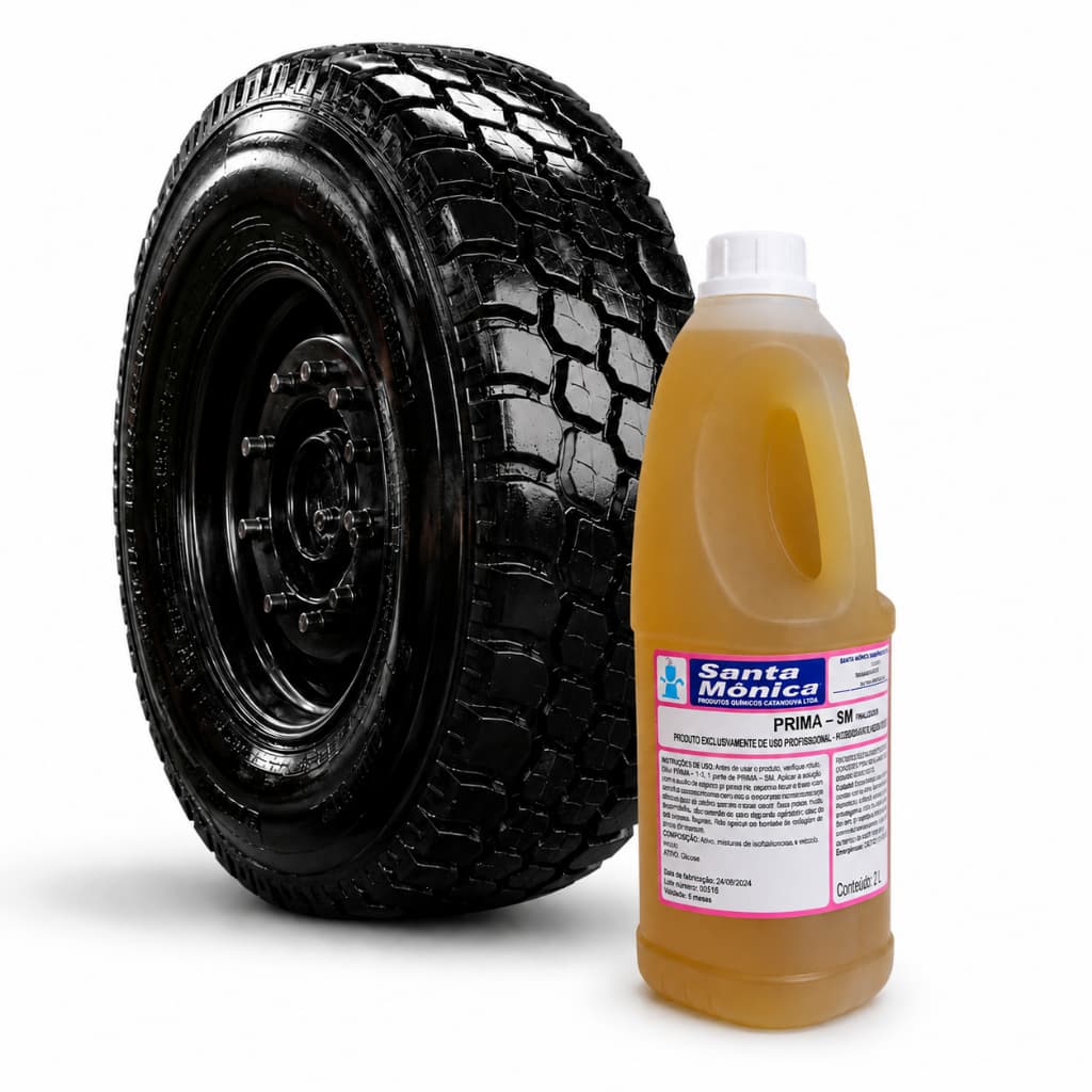 Prima Santa Mônica Pneu Pretinho Super Concentrado Para Lava Rápido
