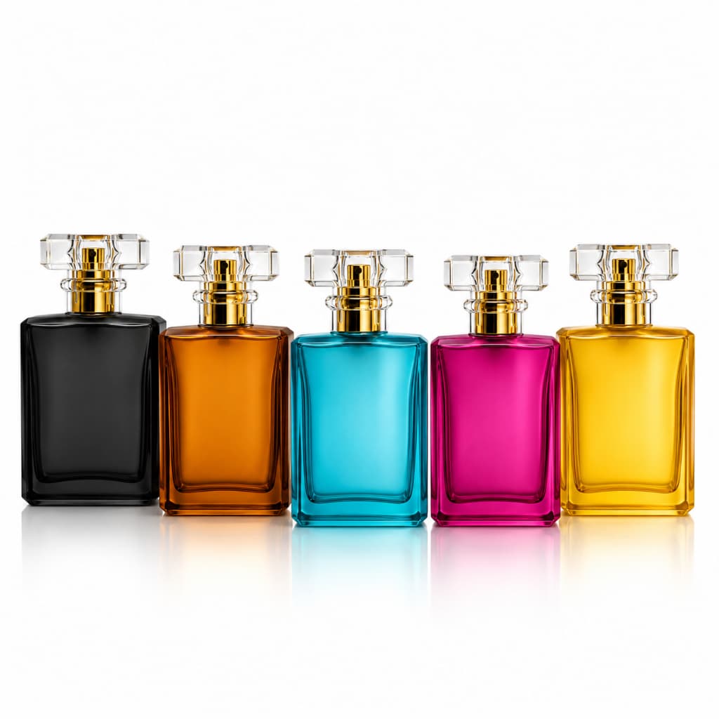 Frasco para Perfume 50ml  Coco Color de Vidro