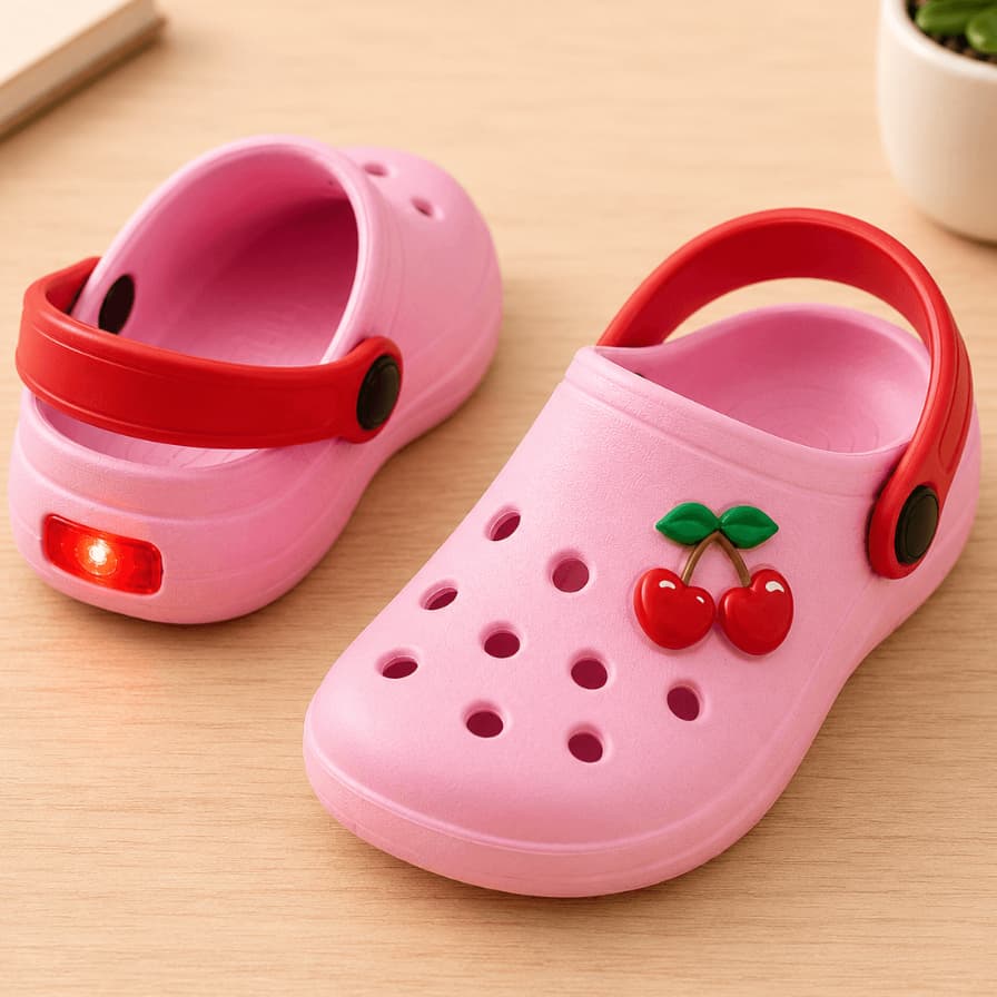 Sandália Infantil Menina com Luz Led Confortável e Macio