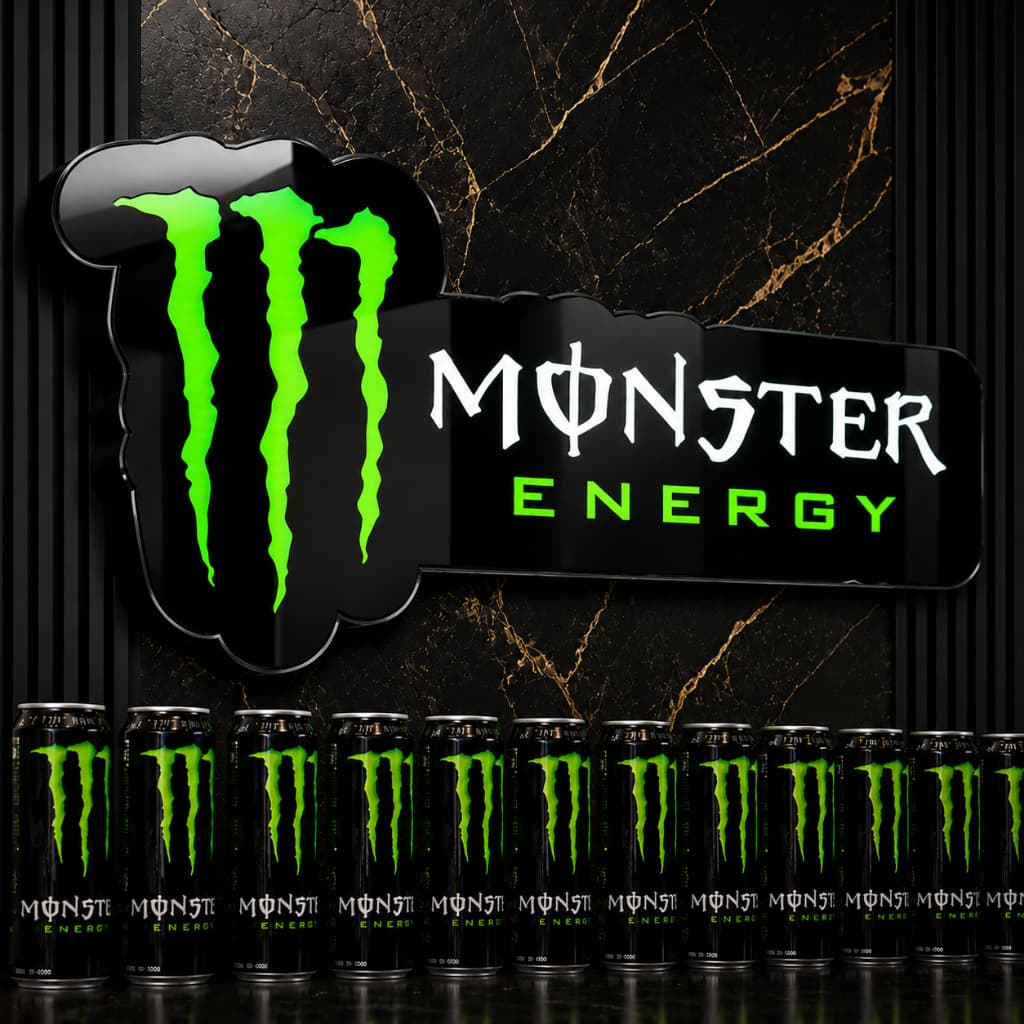 Luminoso  Energy Letreiro Bar Decorativo 55x28 Alto Brilho Parede Prova D agua