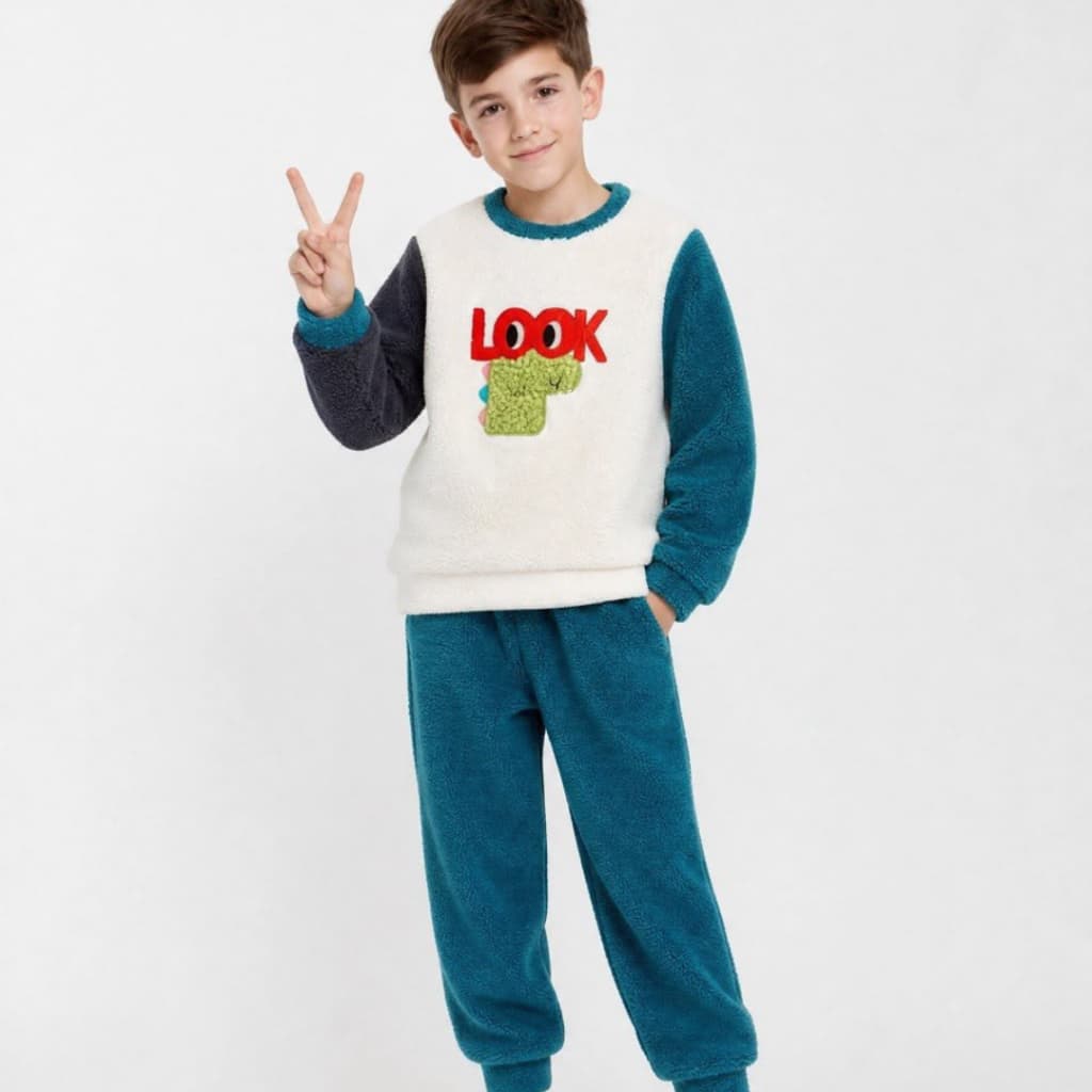 Conjunto Juvenil Calça + Blusa Peluciado Super Macio Inveno