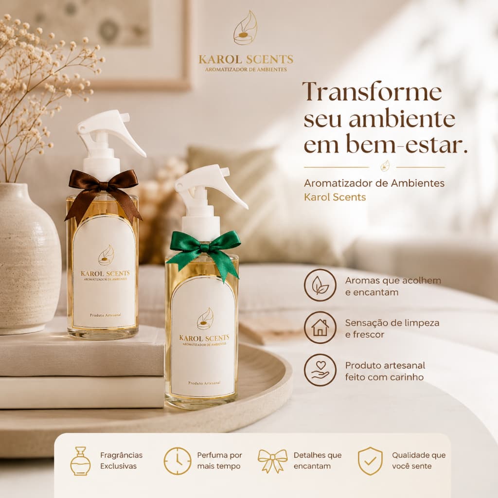 Aromatizador 250mL | spray para tecidos e ambiente | home spray | agua para lençois