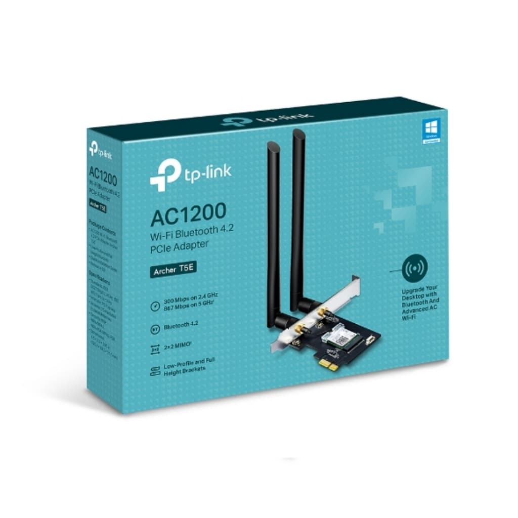 Adaptador PCIe TP-Link Archer T5E AC1200 Wi-Fi Bluetooth 4.2