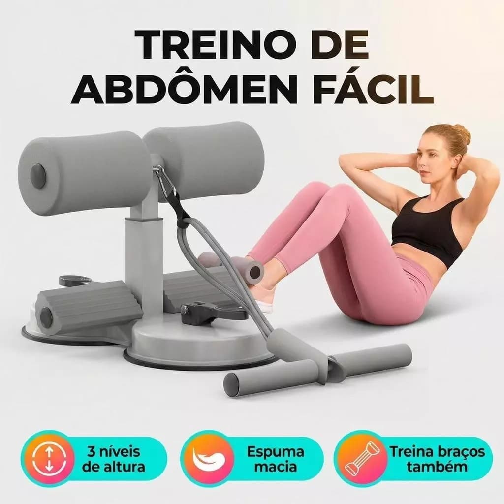 Equipamento Aparelho Abdominal com Fixador de Pés