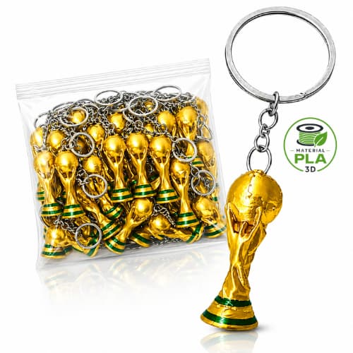Chaveiro Taça Copa do Mundo Kit com 5 10 25 unidades Brindes e Lembrancinhas