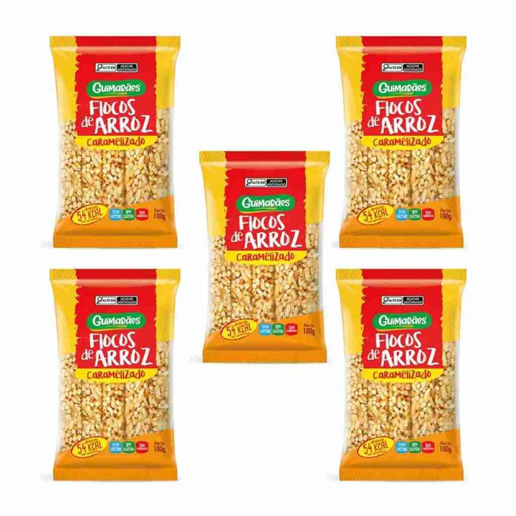 5 Pct De Flocos De Arroz Caramelizado Guimaraes Zero Atacado