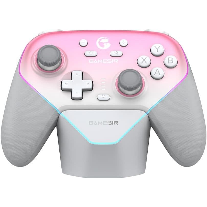 Controle Gamesir Super Nova, HALL EFFECT, Com Dock de carregamento, RGB, 1000 Hz, PC, Switch 2