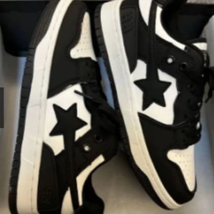 Tênis Masculino Casual Personalizado De Corrida De Estrelas Esportivo Feminino De Skate