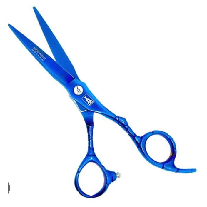 Tesoura Mofashi Fio Navalha 6" Profissional Corte de Cabelo Aço Inox Alta Precisão